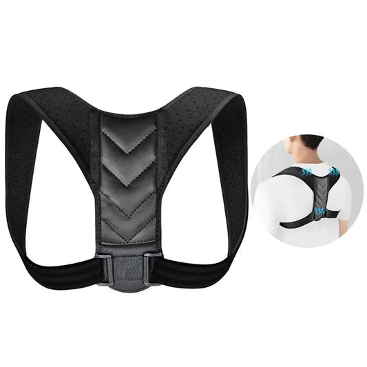 Concealable Posture Corrector With Comfortable Shoulder Support and Lumbar Back Belt